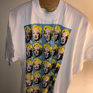 Never worn teNeues Andy Warhol Marilyn tshirt
